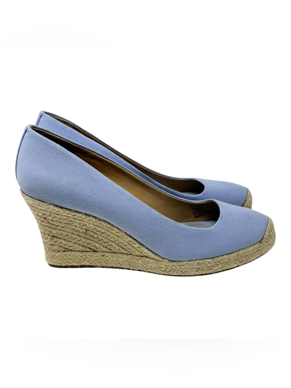 J. Crew Seville Espadrille Wedge Canvas Slip On Timeless Shoes Size 9